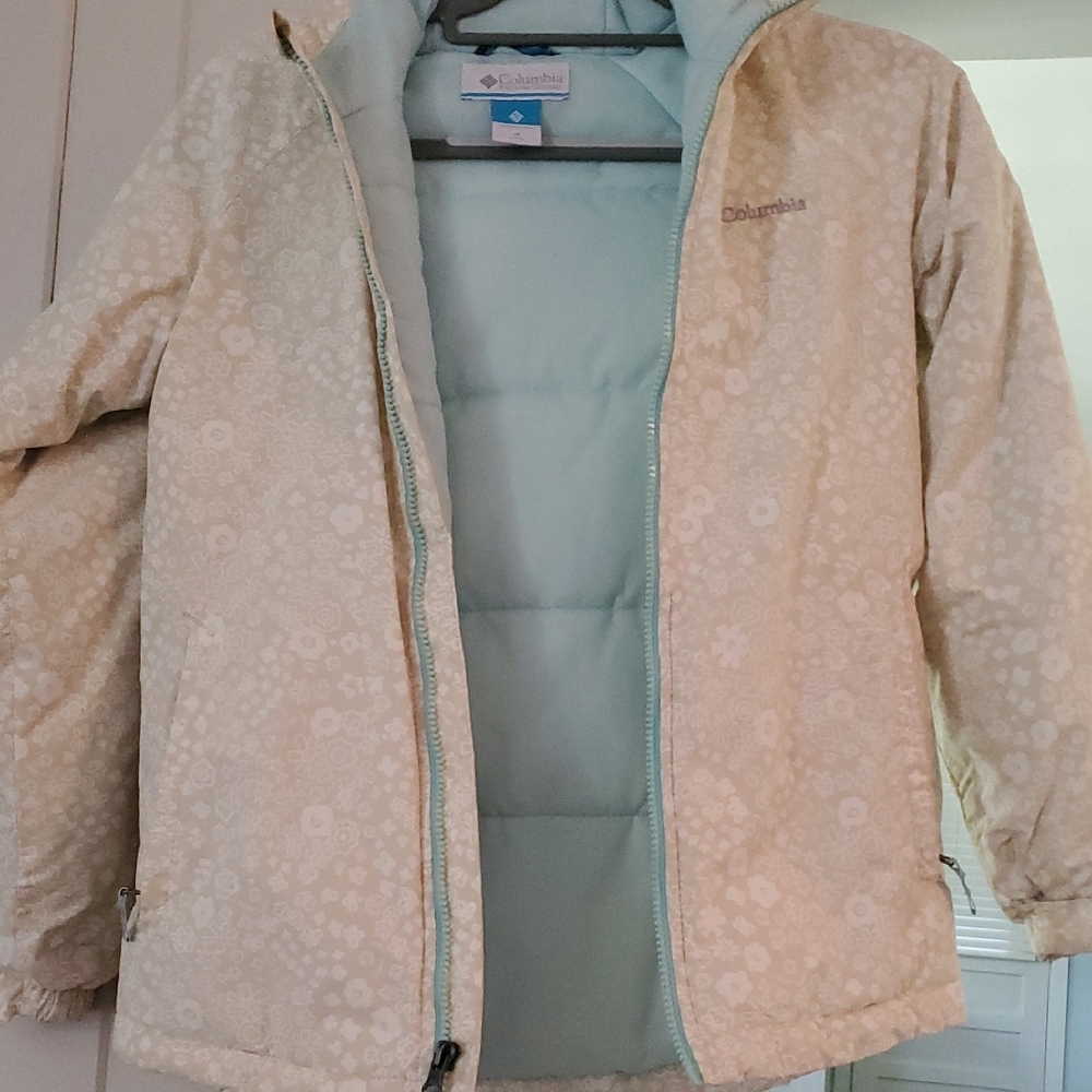 Columbia Kids Light Beige Puffer Jacket